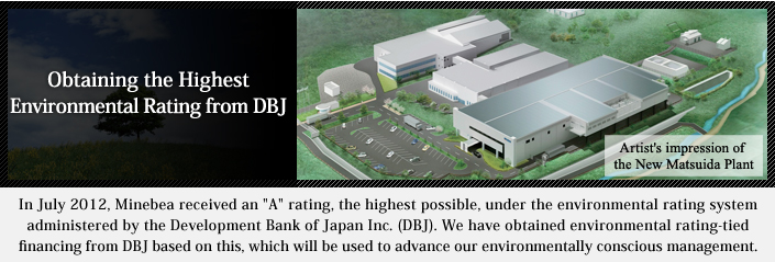 Image : Obtaining the Highest Environmental Rating from DBJ