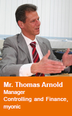 image : Mr. Thomas Arnold Manager Controlling and Finance, myonic