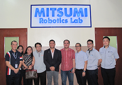 image : University of San Jose Recoletos professors and Cebu Mitsumi employees