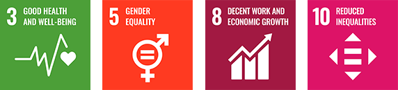 SDGs icon : [Key Theme] Creating an environment where employees can fully demonstrate their capabilities, skills, knowledge, and experience