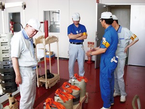 image : A patrol at the Fujisawa Plant