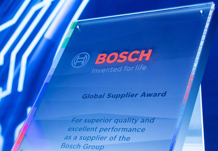 MinebeaMitsumi Inc. receives Bosch Global Supplier Award