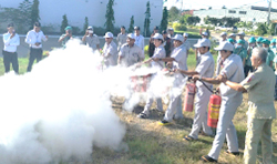 Fire extinguisher training