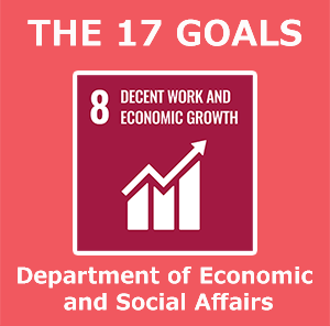 THE 17 GOALS (8 : Department of Economic and Social Affairs)