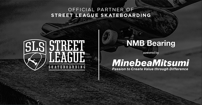 Official partner of Street League Skateboarding (SLS)