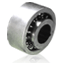 Photo:Medium - and large-sized ball bearings for aerospace use