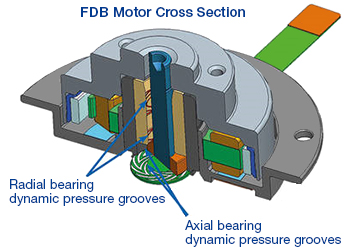 FDB Motor Cross Section