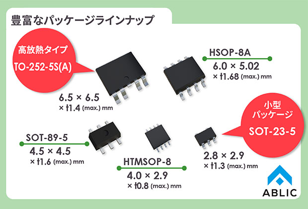 画像:豊富なパッケージのラインナップ