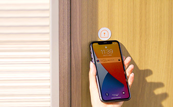 画像：NFCタグの搭載で簡単解施錠
