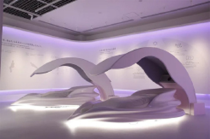 ミネベアミツミのベッドセンサーシステムを搭載したコンセプトベッド